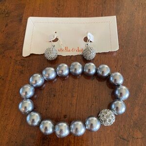 Stella & Dot Earrings & Bracelet